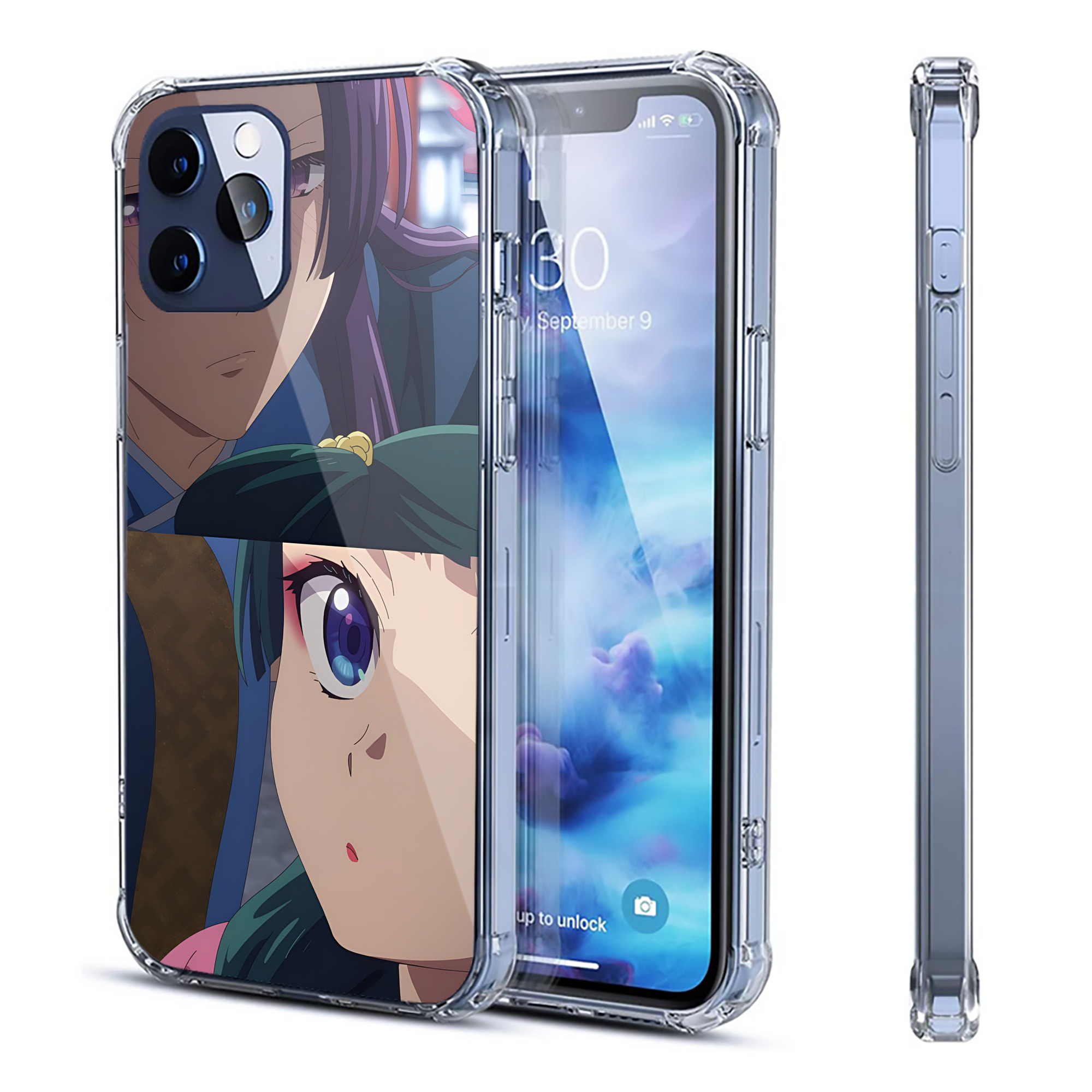 （画像用） 薬屋のひとりごと The Apothecary Diaries 【iPhone 12シリーズ対応】透明スマホケース（クリアソフトケース）